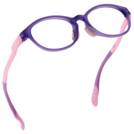 LifeArt Kid Blue Light Blocking Glasses, Filter 85% of Harmful Blue Light, Anti Eyestrain and Blurry, Computer Glasses(Purple)