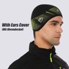 ROTTO Cycling Skull Cap Helmet Liner Fleece-Lined with Ear Covers