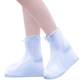 Waterproof Shoe Covers, Waterproof Rain Shoe Covers, Reusable Shoe Covers, with Zip, Non-Slip, Galoshes for Women, Men and Children