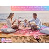 WEKAPO Beach Blanket Waterproof Sandproof & Sand-Free Beach Mat with