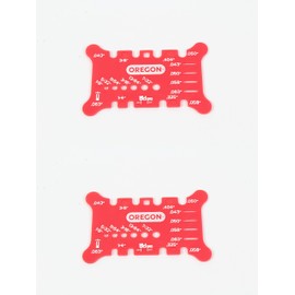 Oregon 2 Pack 556418 Chainsaw Guide Bar and Chain Measuring Tool