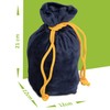 Grinscard Travel Neck Pillow with Carry Bag - Blue Approx.
