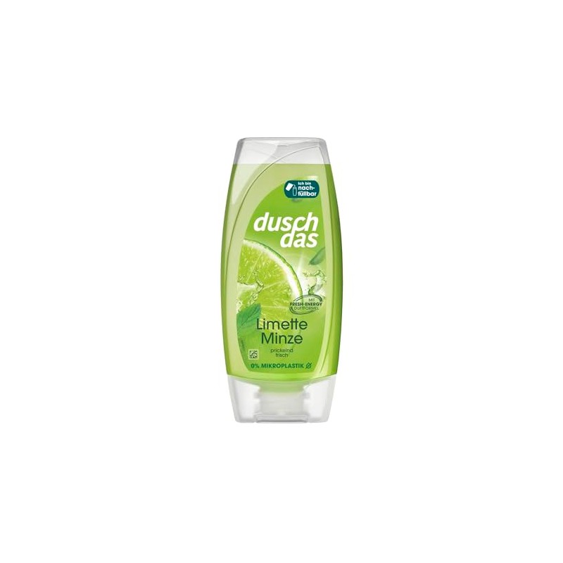 Duschdas Duschgel Limette Minze Duschbad mit Fresh-Energy-Duftformel sorgt fr einen