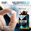 EVO NUTRITION Creatine Monohydrate Tablets 3000mg - 180 Creatine Tablets