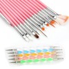 20pc Nail Art Painting Brush Pen Tools Kit UV Gel