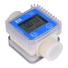 Turbine Digital Diesel Oil Fuel Flow Meter Gauge 1"BSPP For