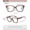 EYEURL 4 Pack Fashion Oversized Reading Glasses for Women Men