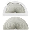 Half Moon Window Shades Blackout 2 Pack, Gray Half Circle
