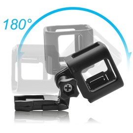 DGBAY Hero Protective Case, Frame Compatible with GoPro Hero 13/12/11/10/9,Housing Border Protective Shell Case Accessories + Quick Pull Movable Socket & Screw+ Lens Cap