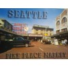 6.00 BEAUTIFUL POST CARD OVER THE PIKE'S PLACE MARKET SEATTLE