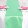 Time to Sparkle 5 Pack Satin Table Runners 12"x108"inch Chair
