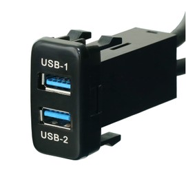 For Toyota Vehicles, For Toyota, USB3.0 Input Port, Audio Relay, Audio Parts, 2 x AUDIO Ports, USB3.0 Extension Panel, For Switch Holes, Dashboard Kit (Type B)