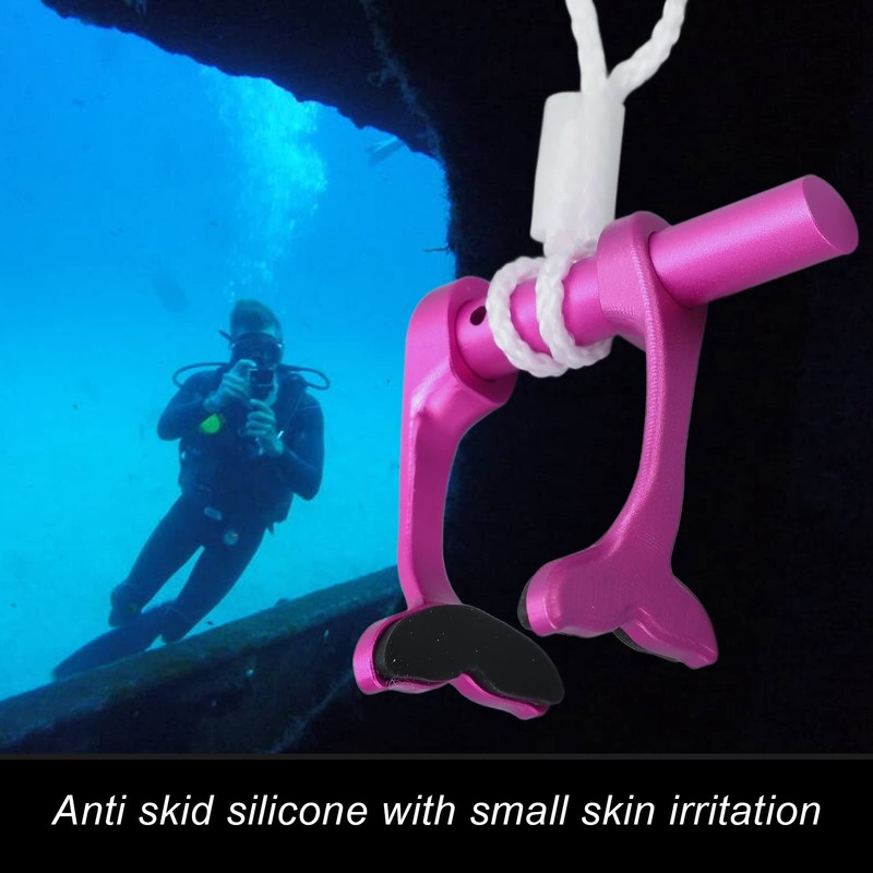Alomejor Swimming Nose Clip, Free Diving Nose Plug with Anti-Lost