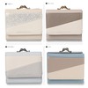 Mercury Duo Diana Trico-Color Clasp Mini Wallet, lavender
