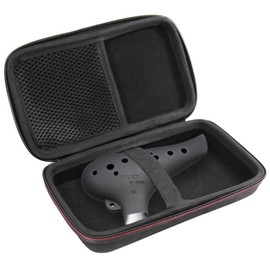 Maoershan Hard Travel Casling Case For LAUSAC Night By Noble Plastic Ocarina Alto C Tone (Case Only)