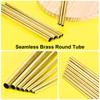 uxcell 3Pcs H62 Brass Round Tube, 21mm OD 0.5mm Wall