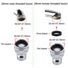 Dishwasher Faucet Adapter with Aerator, Faucet Adapter for Portable Washer,
