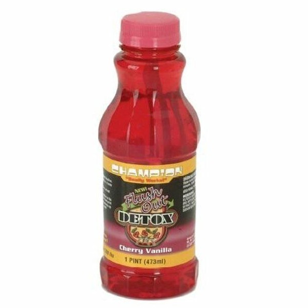 Champ Flush Out Detox Drink 16 Oz CHERRY VANILLA Flavor