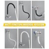 Universal Pipe Faucet Extension, 360° Rotatable Curved Faucet Extension Pipe
