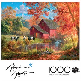 Buffalo Games - Abraham Hunter - Life on The Farm - 1000 Piece Jigsaw Puzzle for Adults - Challenging Puzzle Perfect for Game Nights - Finished Size is 26.25 x 19.75
