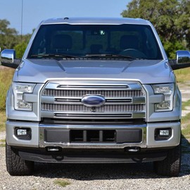 CNNELL Front Bumper Fog Lights Compatible With Ford F150 2015-2017 Clear Lens Front Bumper Fog Light Driving Lamps Accessories