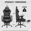 Homall Gaming Chairs, Computer Chair with Footrest and Massage Lumbar
