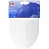 Prym weiß 993810 Schulterpolster Halbmond Haftverschluß PA S, Polyester, S