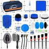 AUTODECO 31Pcs Car Detailing Brush Set, Car Detailing Kit, Auto