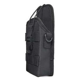 Radio Pouch Compatible with Molle Multi-Function Radio Holder for Handy Radio Airsoft Games, Walkie Talkie Case, Large Capacity, Molle Pouch
