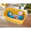 Leitz MyBox Small Storage Box with Lid, Warm Yellow, Cosy