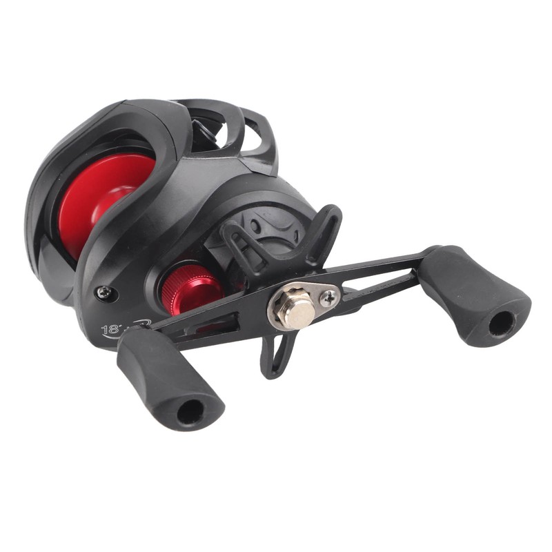 7.2:1 High Speed Baitcasting Reel Lightweight 18+1BB Magnetic Brake Fishing
