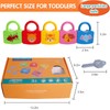 Dinhon Color Alphabet Learning Lock Toys Educational Letter Combination-with 26