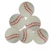 Baseball Stress Tension Relieving Rubber Squeeze Novelty Gift 6 Pack