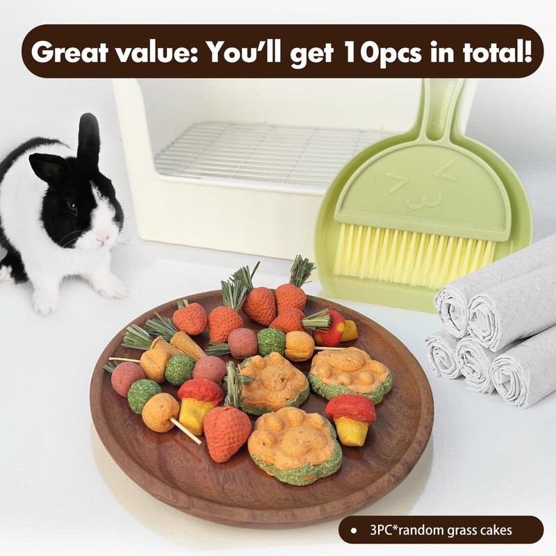 Yuoaes Large Rabbit Litter Box Bunny Potty Training Corner Litter