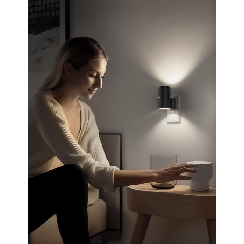 L LOHAS LED Motion Sensor Night Light, [2 Pack] Bright