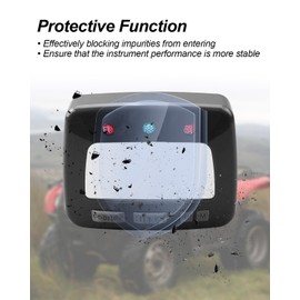 Speedometer Meter Dash Upper Cover Fit for Honda ATV Rancher 350 Foreman 450 Rubicon 500 1998-2006, Speedo Meter Dash Upper Case Cover Replace 37201-HN0-A01