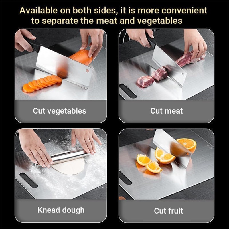 Titanium Cutting Board - 100% Pure Titanium Cutting Boards for