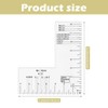 Ranjaner Tshirt Ruler Guide for Vinyl Alignment, Left Chest Logo