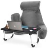 Nestl Reading Pillow with Portable Laptop Lap Desk - Shredded