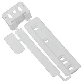 SPARES2GO Door Plastic Mounting Bracket Fixing Slide Kit Compatible with Electrolux Integrated Fridge & Freezer