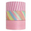 Wrapables Basic Pink Japanese Washi Masking Tape (set of 3),