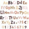 268 Pcs 5 Inch Colorful Bulletin Board Letters Combo Set,