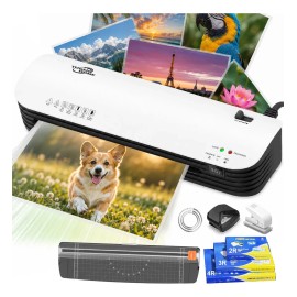 Laminadora Enmicadora Térmica+cortador De Papel+300 Micas