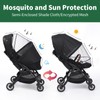 DUOMI 2-in-1 Stroller Sun Shade and Mosquito Net Cover -