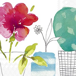 ROOF GARDEN Paper Napkin Serviette Pack of 20 3 ply, 25 x 25 cm