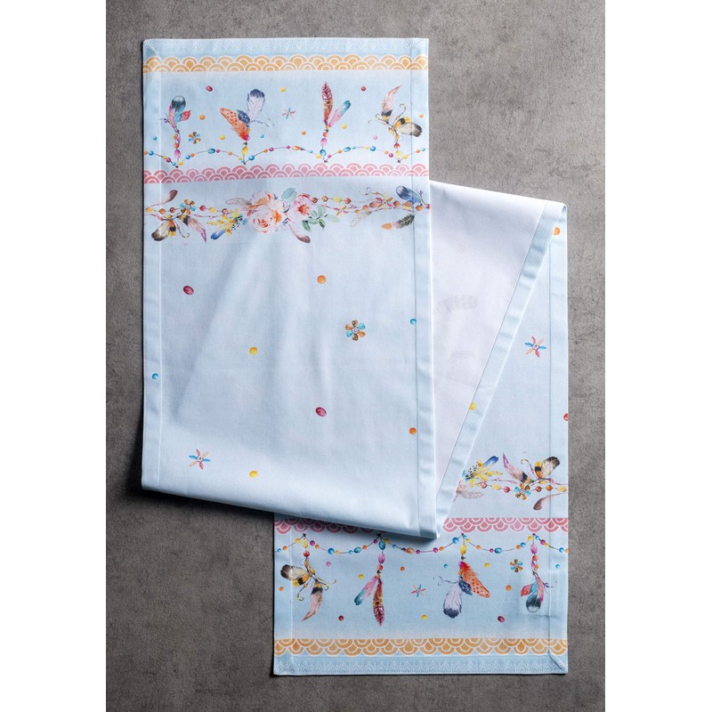 Maison d' Hermine Tablerunner 100% Cotton Decorative Easter Tablerunners Washable