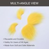Yan Dream Yellow Fake Mustache and Eyebrows Self Adhesive Yellow
