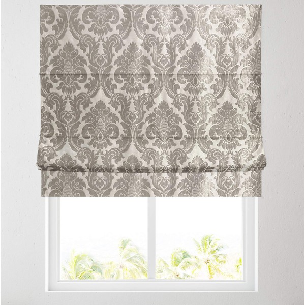 Pisa Natural Lined Roman Blinds With Fittings (width: 6ft (183cm))