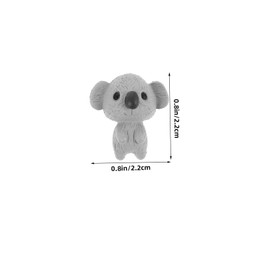 Totority Cute Miniature Koala Bear Figurines Resin Animals Keychain Set for Home Decor
