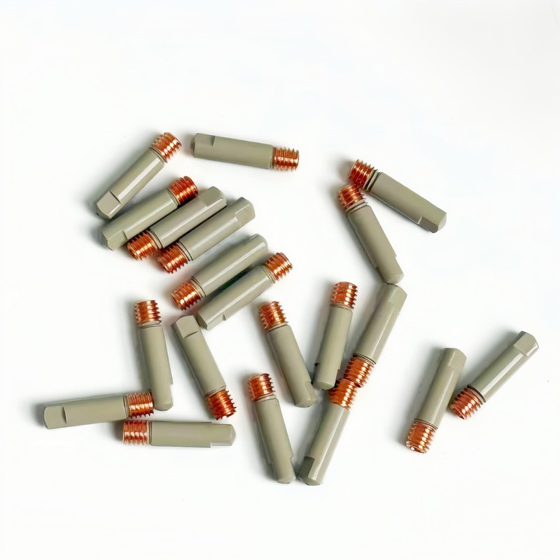 TimelyDu Mig Welder Tips 20-Pack Welding Tips with Non-Stick Coating;